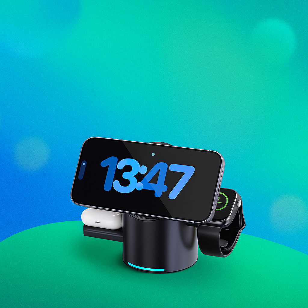 3-in-1 Magnetic Wireless Fast Multifunction Charging Station