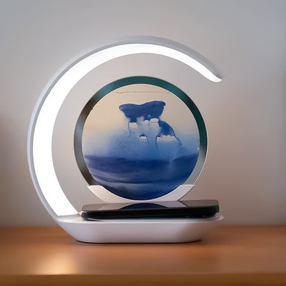 Quicksand Wireless Charging Desk Lamp