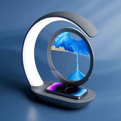 Quicksand Wireless Charging Desk Lamp